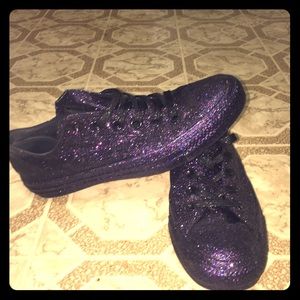 All glitter purple Converse 💜💜💜